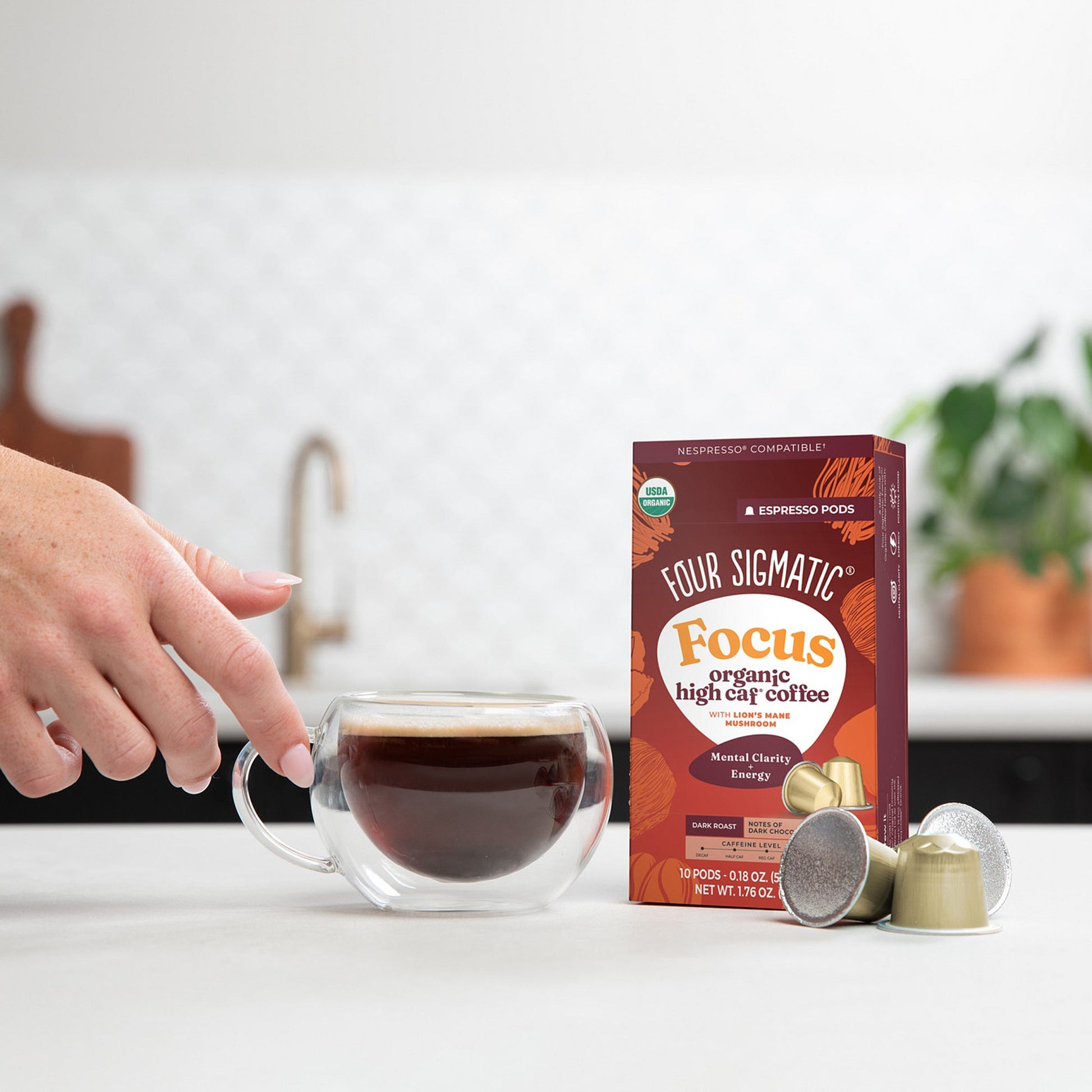 focus-dark-roast-high-caf-espresso-pods-10ct-w4 Focus-hi-caf-espresso-pod-lifestyle-1.jpg